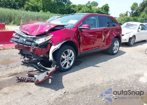 2014 Ford Edge Limited from USA, damaged, VIN 2FMDK4KC7EBA53290